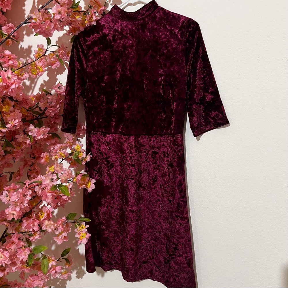 ♥️Wine Color Turtle Neck Dress ♥️